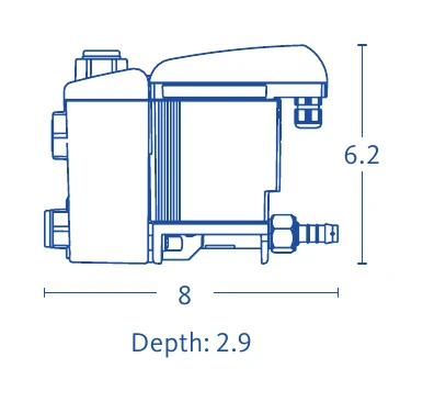 BEKOMAT 33 — dessin technique coté
