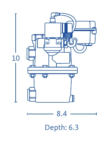 BEKOMAT 3 E EX — dessin technique coté